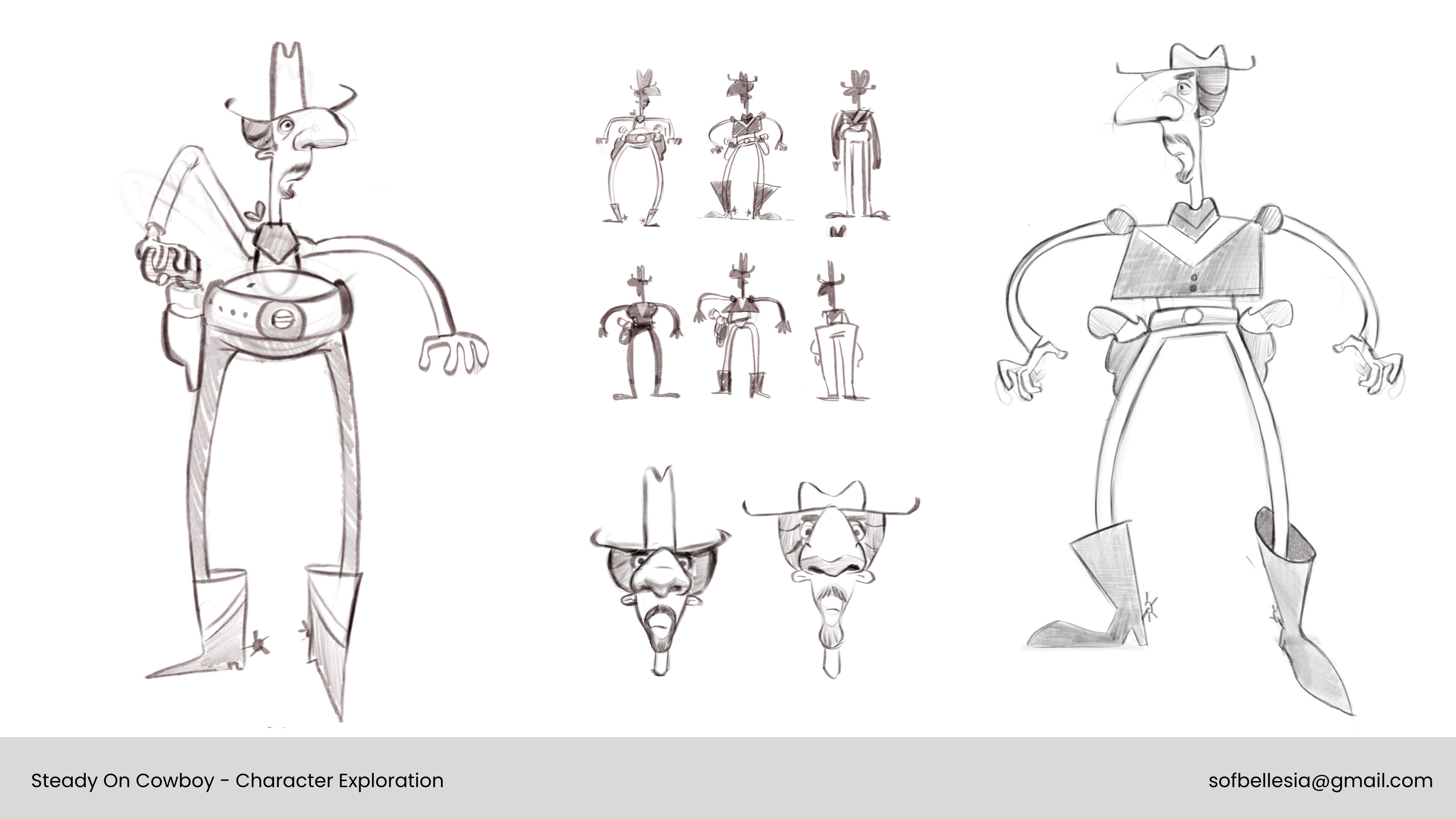 Sofia Bellesia- Steady on Cowboy- Cowboy Design Character Exploration